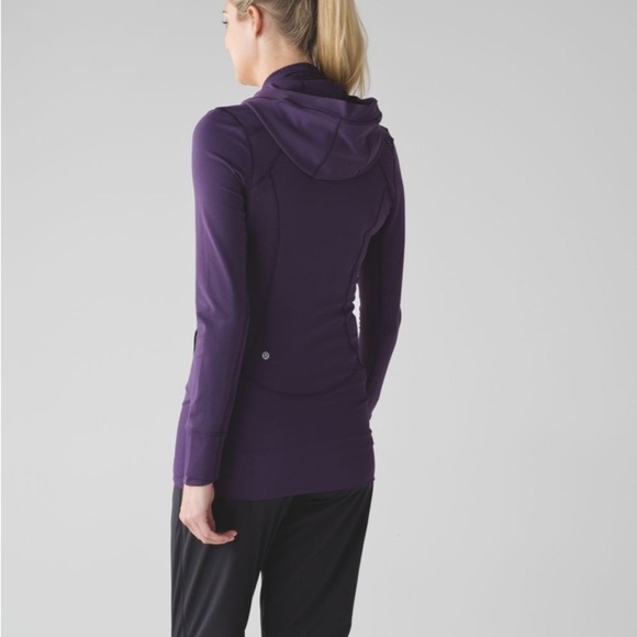 lululemon Daily Practice Jacket Deep Zinfandel Purple Sz 2 - Picture 3 of 16